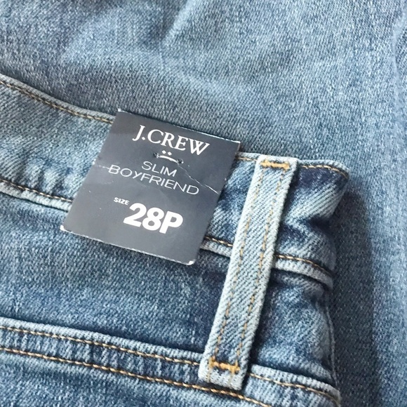 J Crew Factory Slim Boyfriend dark wash jeans Size 28P NWT - Picture 5 of 5